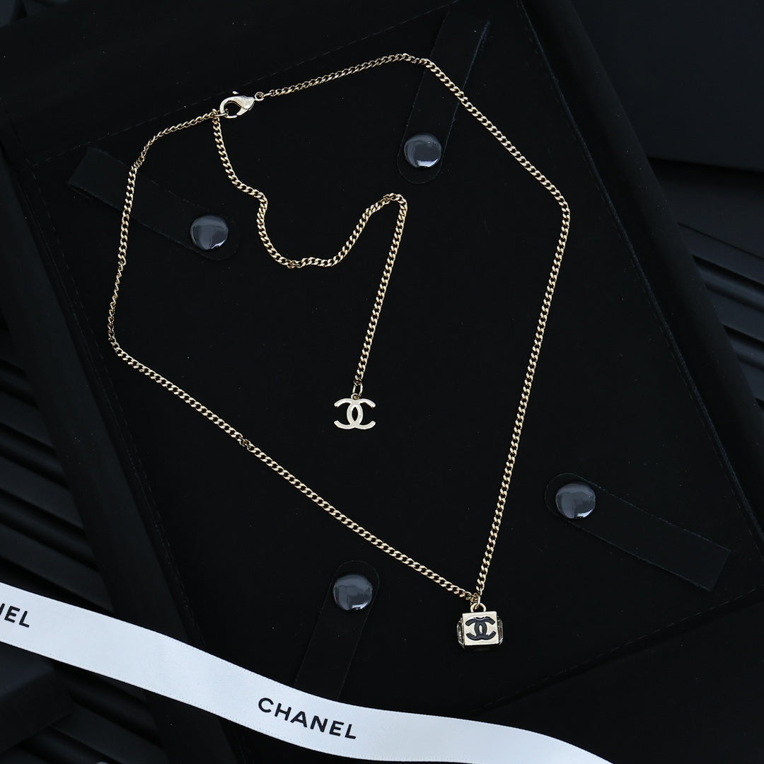 CHANEL Silver-Tone Necklace