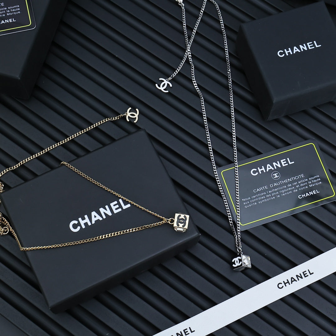 CHANEL Silver-Tone Necklace