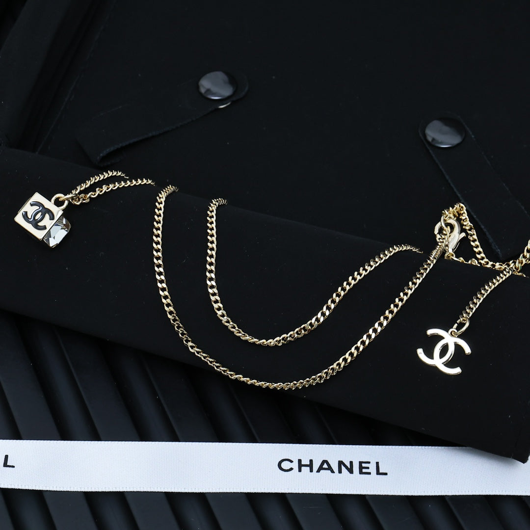 CHANEL Silver-Tone Necklace