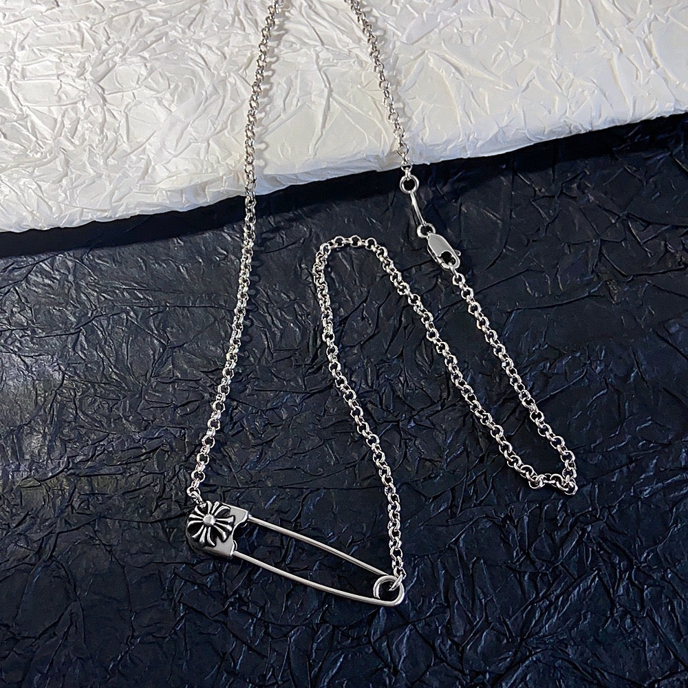 Lock Cross Choker Necklace