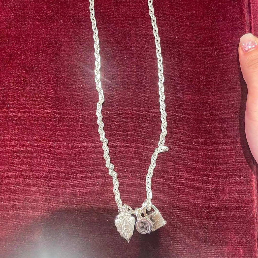 GUCCI 925 Sterling Silver Necklace