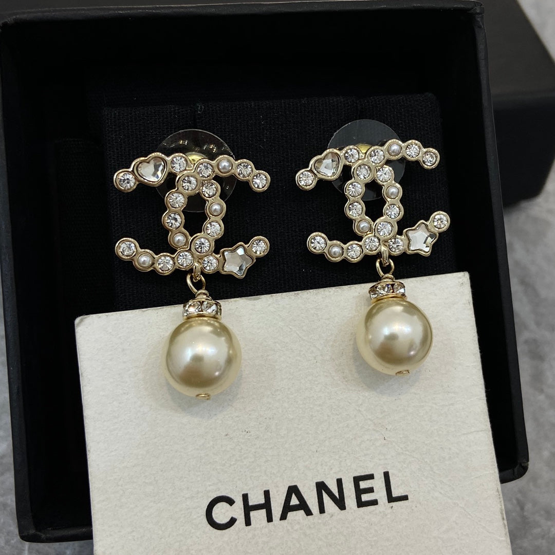 SWAROVSKI Crystal Double-C Earrings