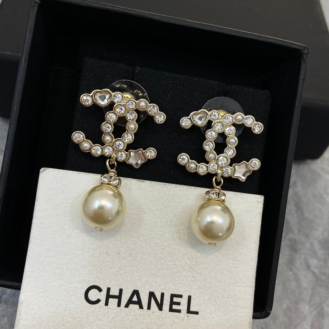 SWAROVSKI Crystal Double-C Earrings