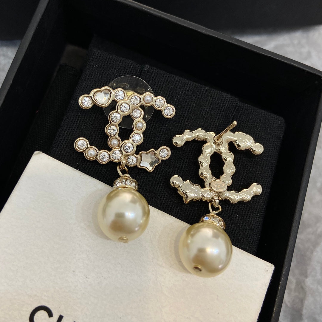 SWAROVSKI Crystal Double-C Earrings
