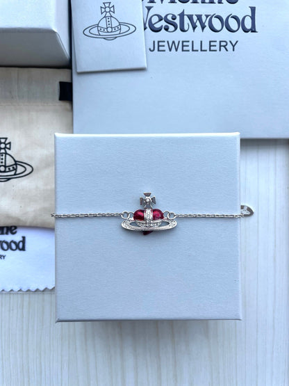Vivienne Westwood Shell & Rhinestone Bracelet