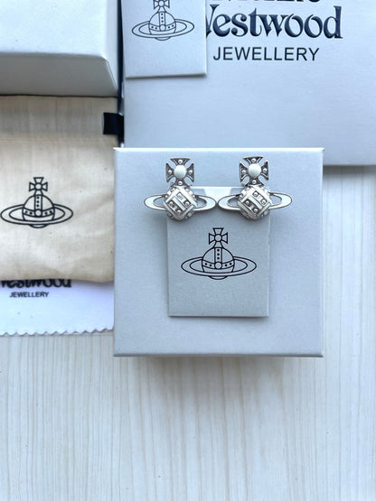 Vivienne Westwood Saturn Stud Earrings