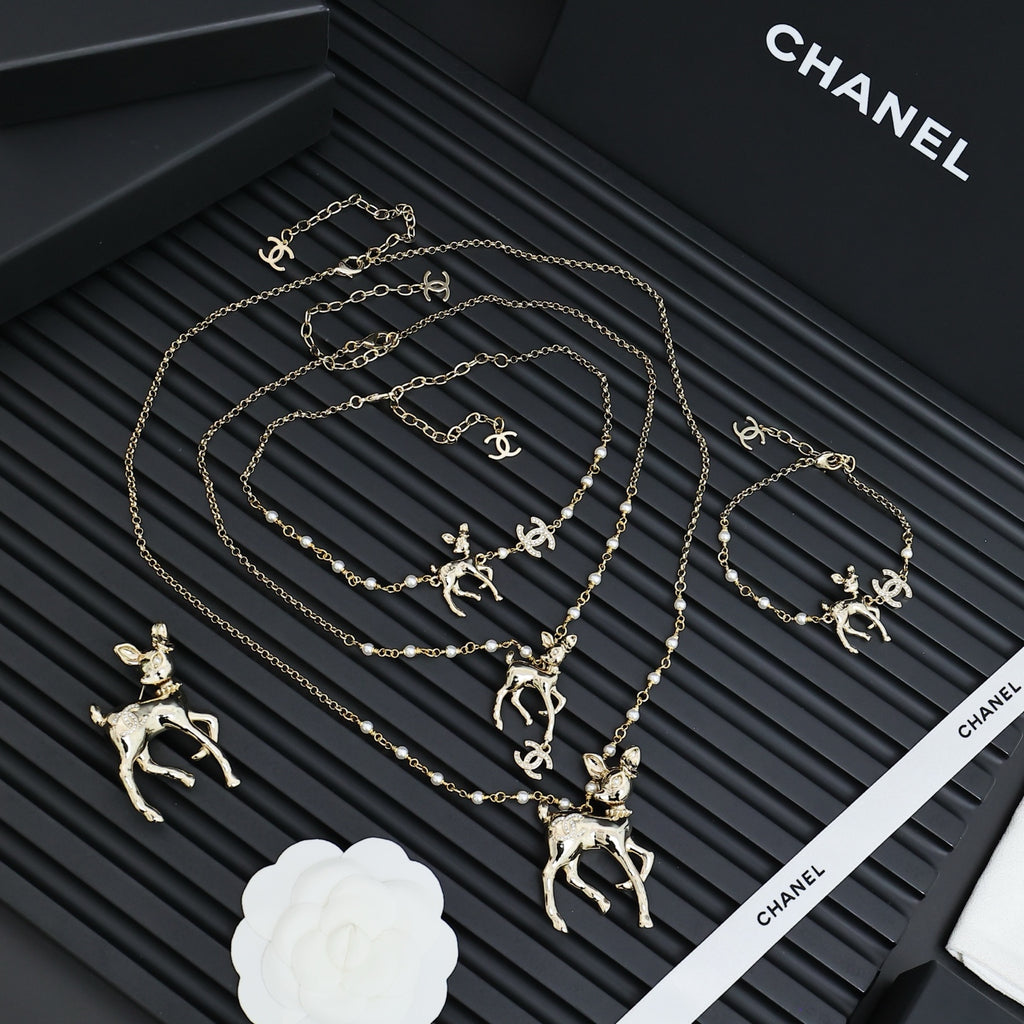 CHANEL Double-C Long Necklace