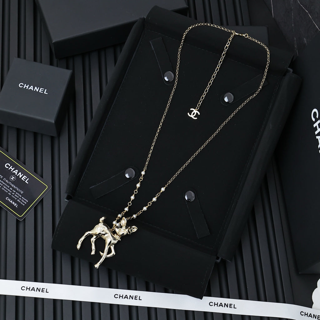 CHANEL Double-C Long Necklace