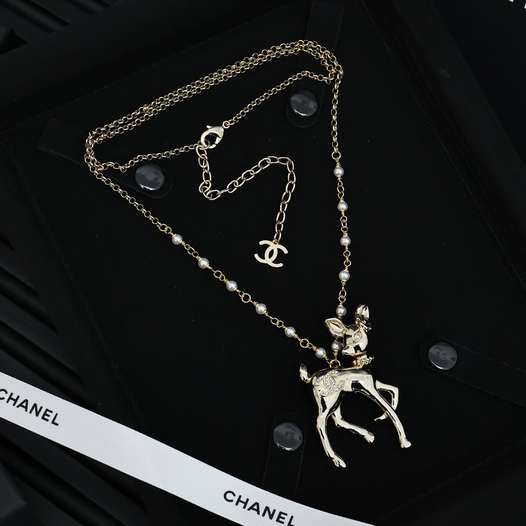 CHANEL Double-C Long Necklace