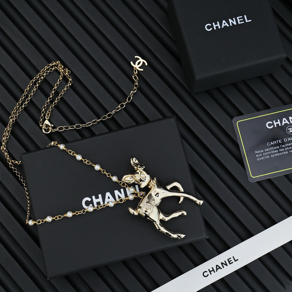 CHANEL Double-C Long Necklace