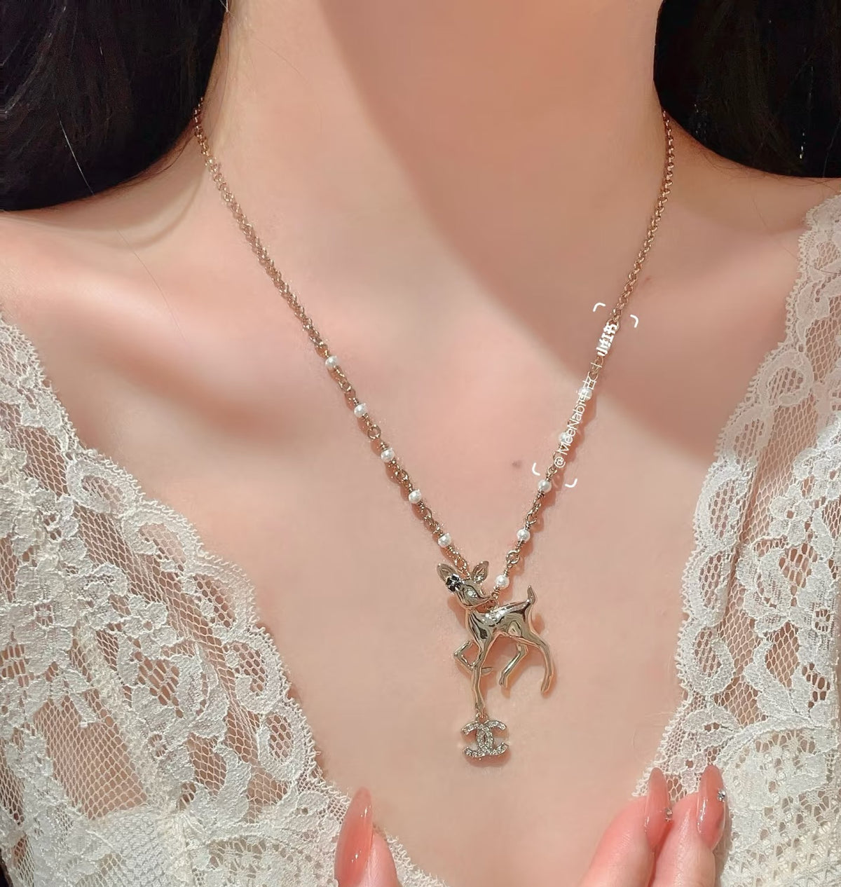 CHANEL Double-C Long Necklace