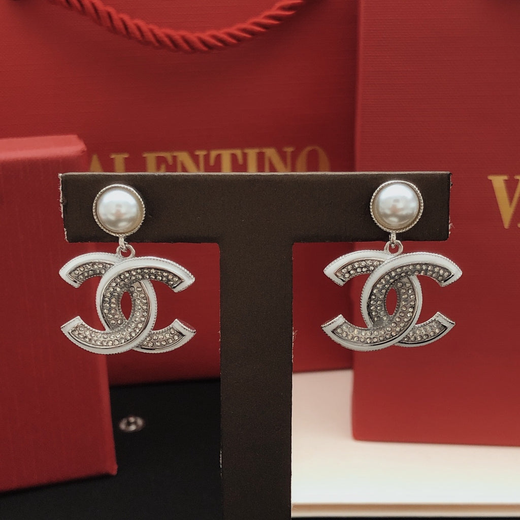 Double-C Earrings