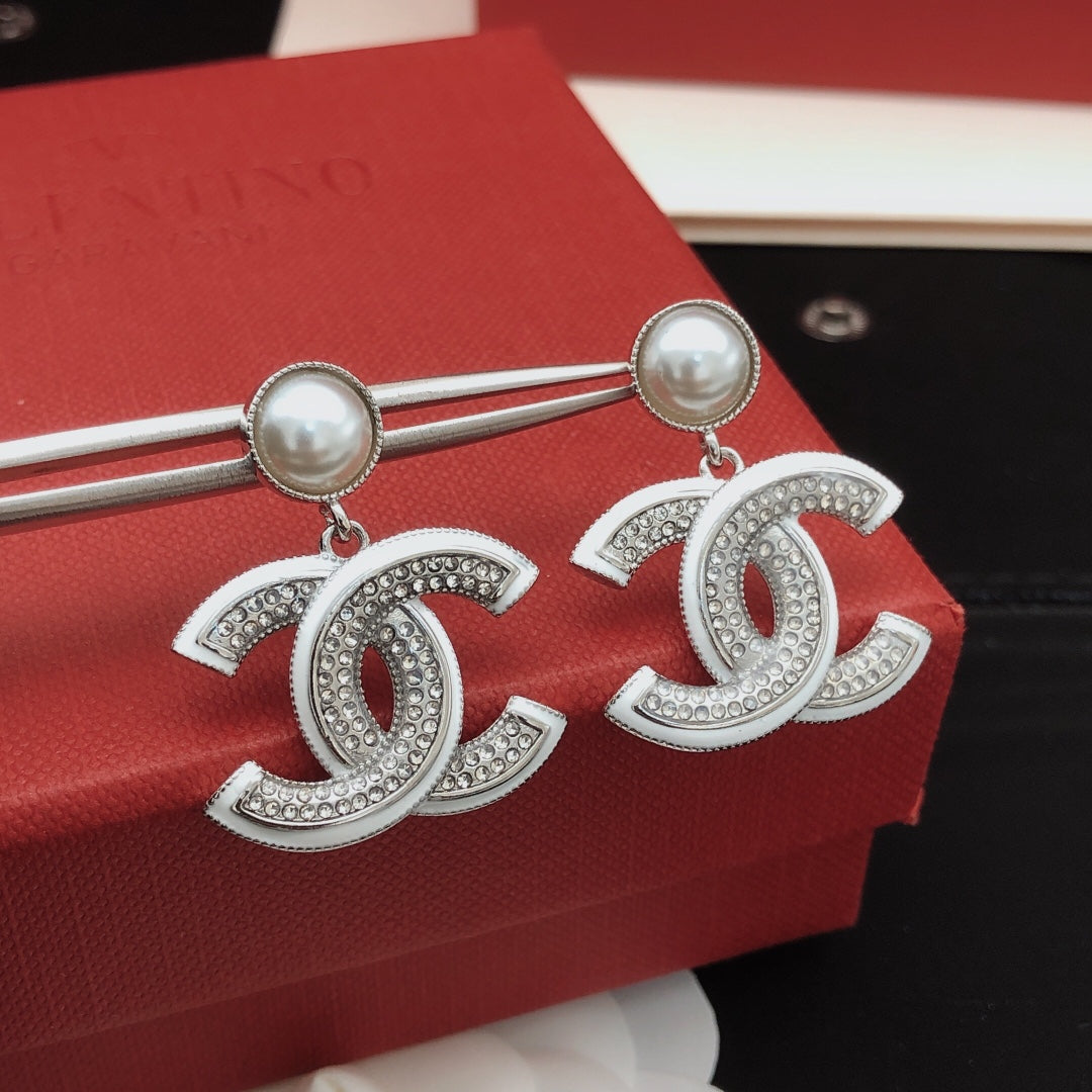 Double-C Earrings