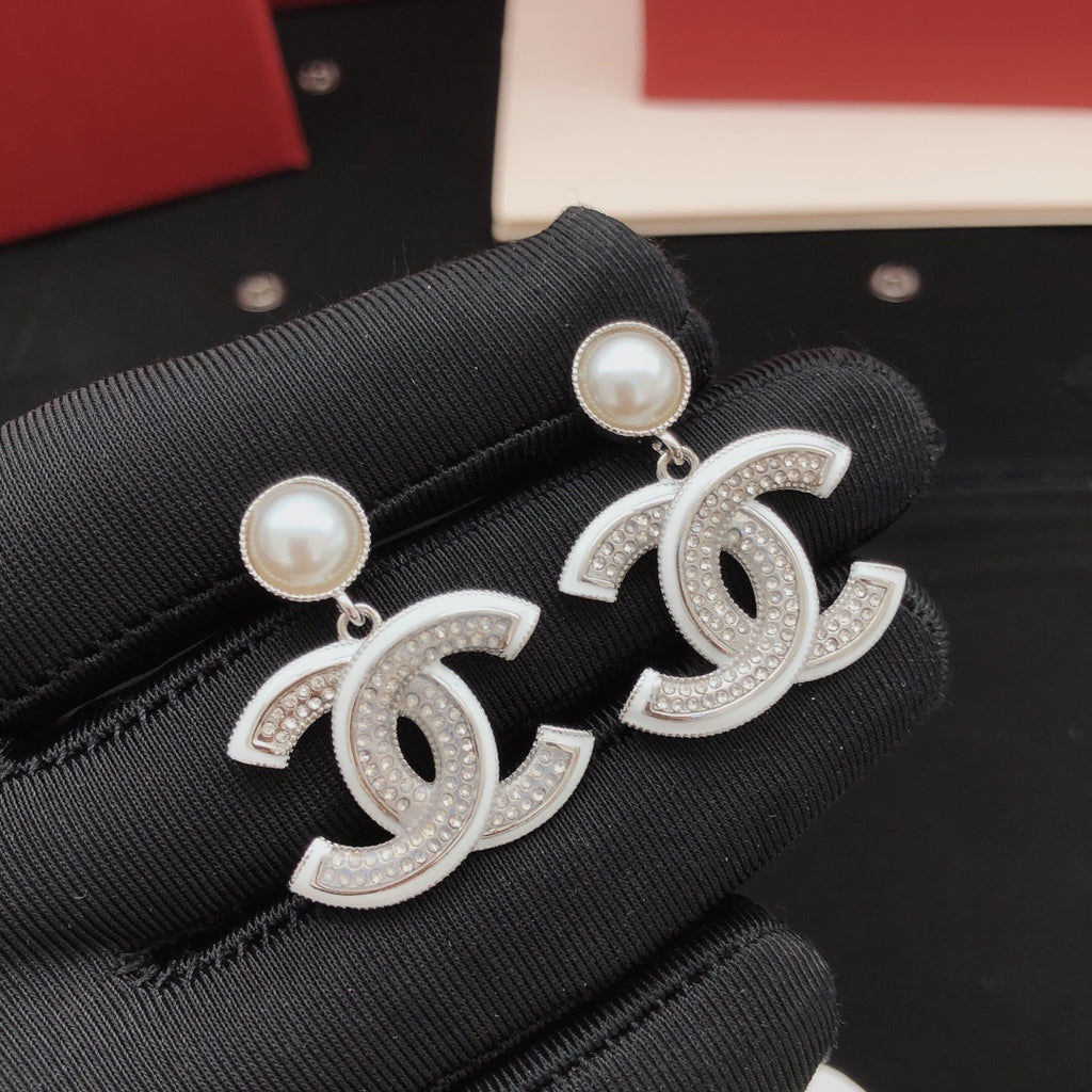 Double-C Earrings
