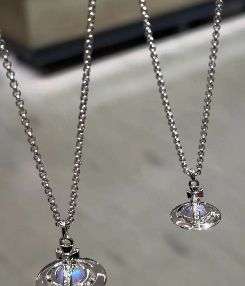 Vivienne Westwood Planet Crystal Necklace