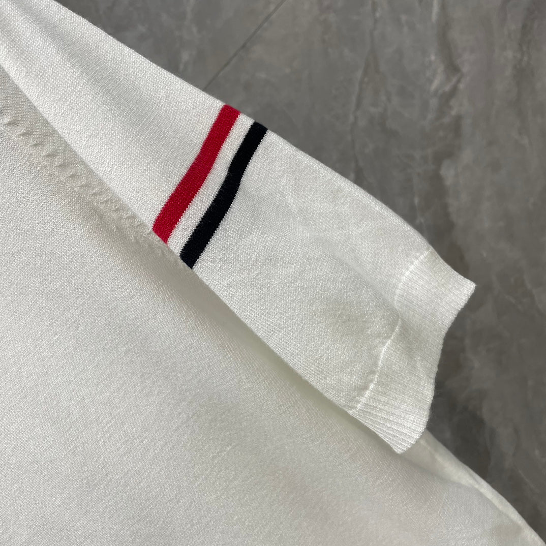 Thom Browne 2025ss Men Wool POLO T-shirt
