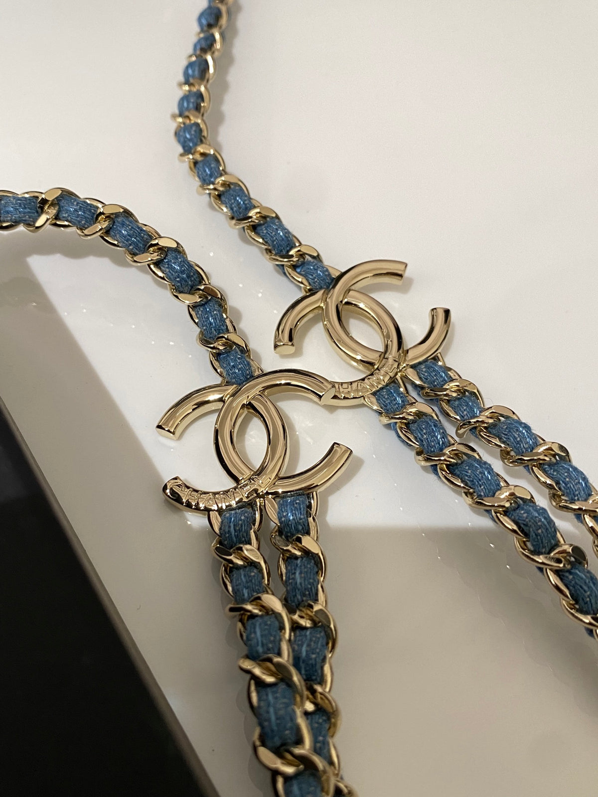 Double-C Long Necklace