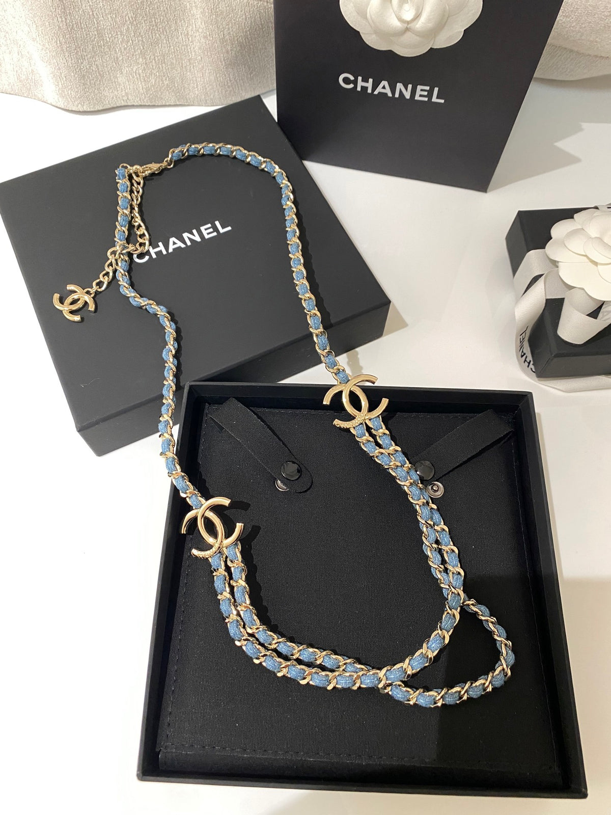 Double-C Long Necklace