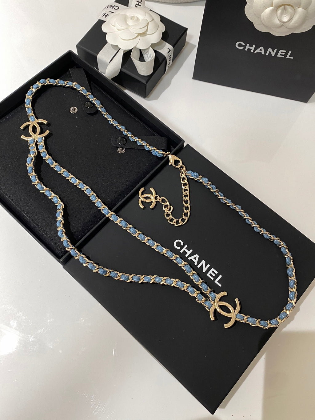 Double-C Long Necklace