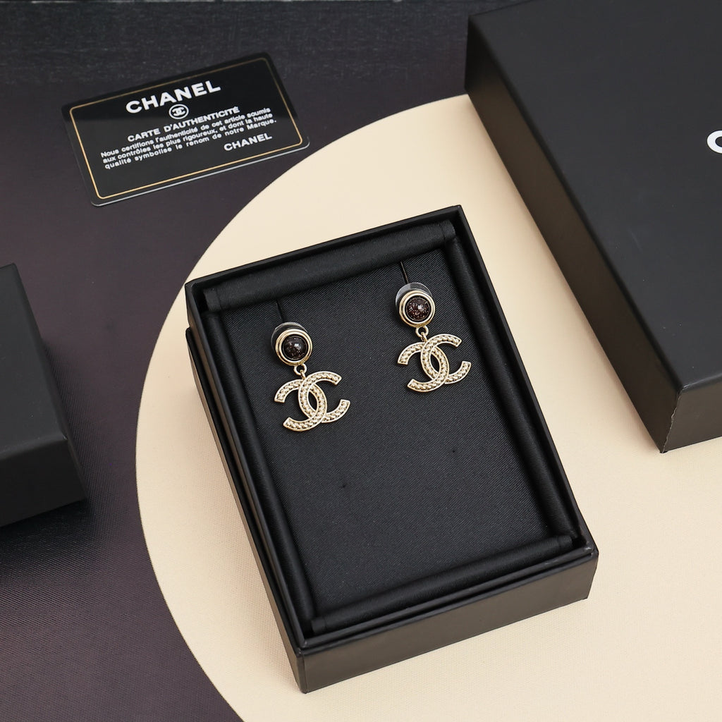 CHANEL Double-C Earrings