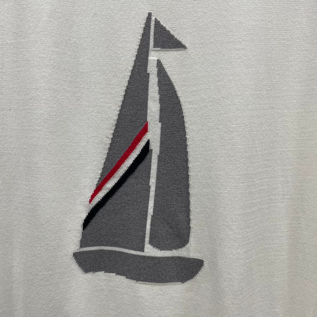 Thom Browne Man Wool POLO T-shirt
