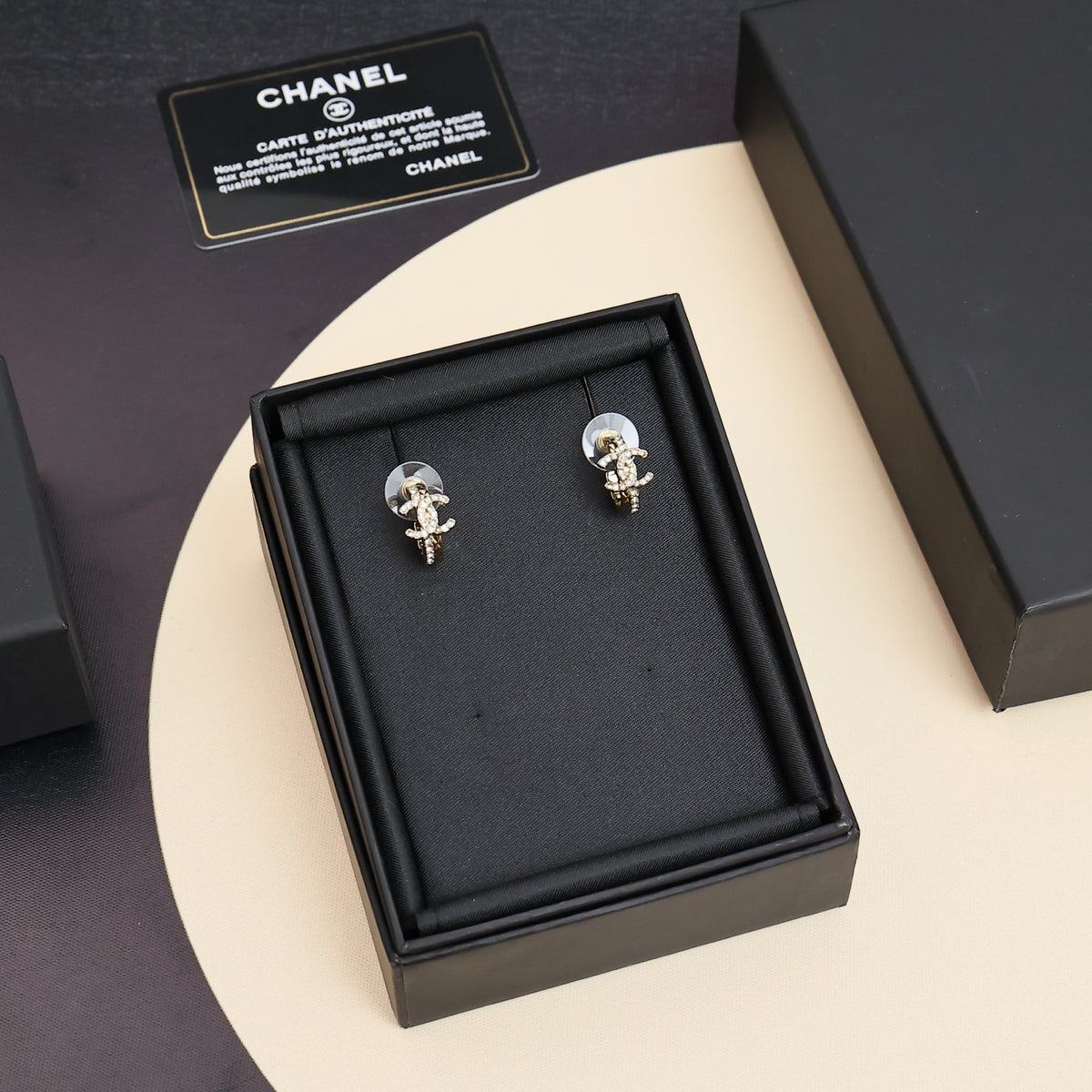 CHANEL Double-C Earrings