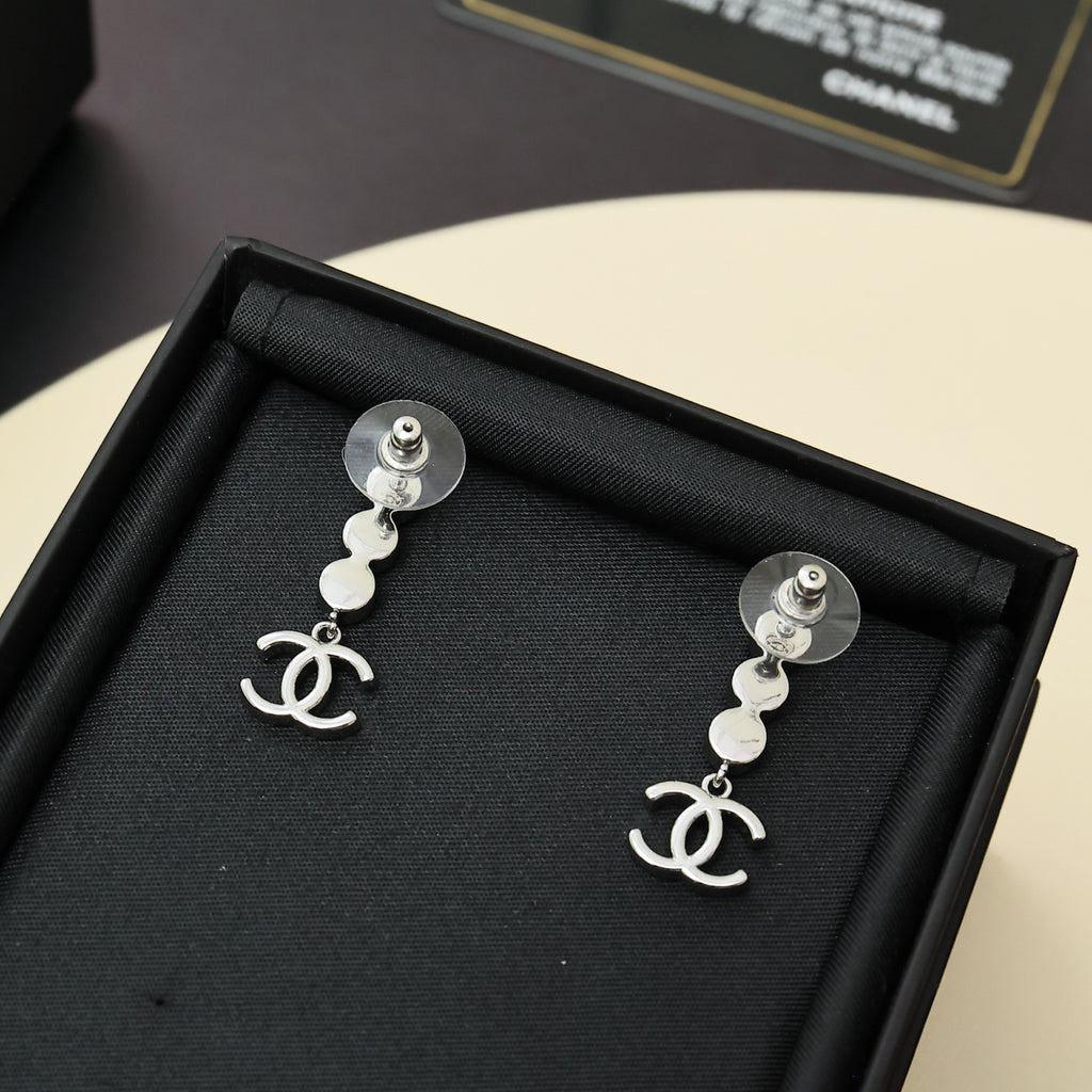 Pearl Double-C Earrings