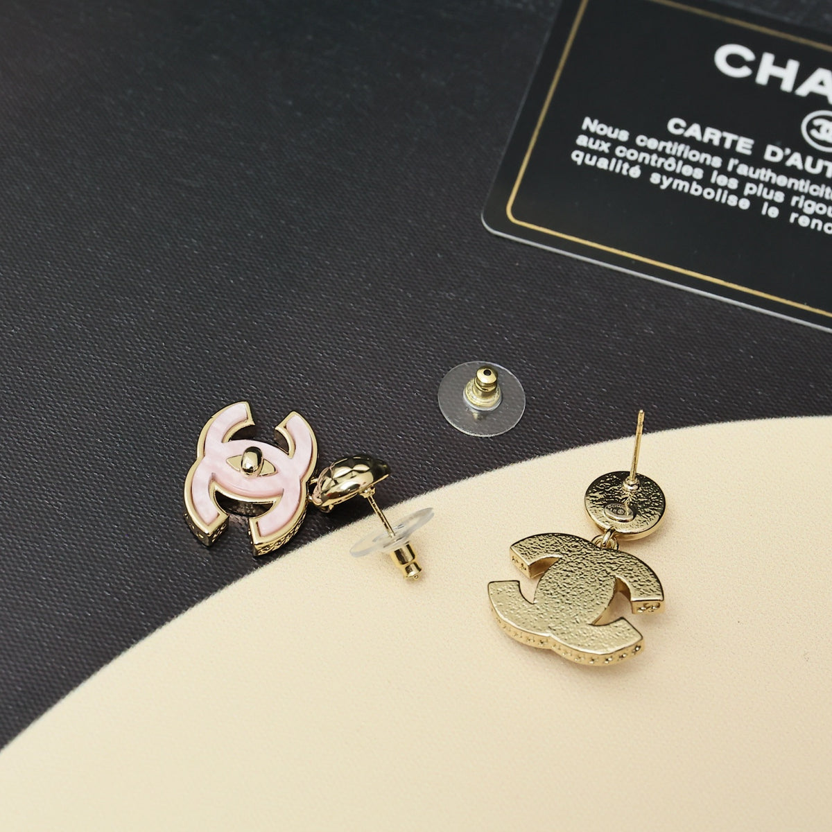 Double-C Earrings