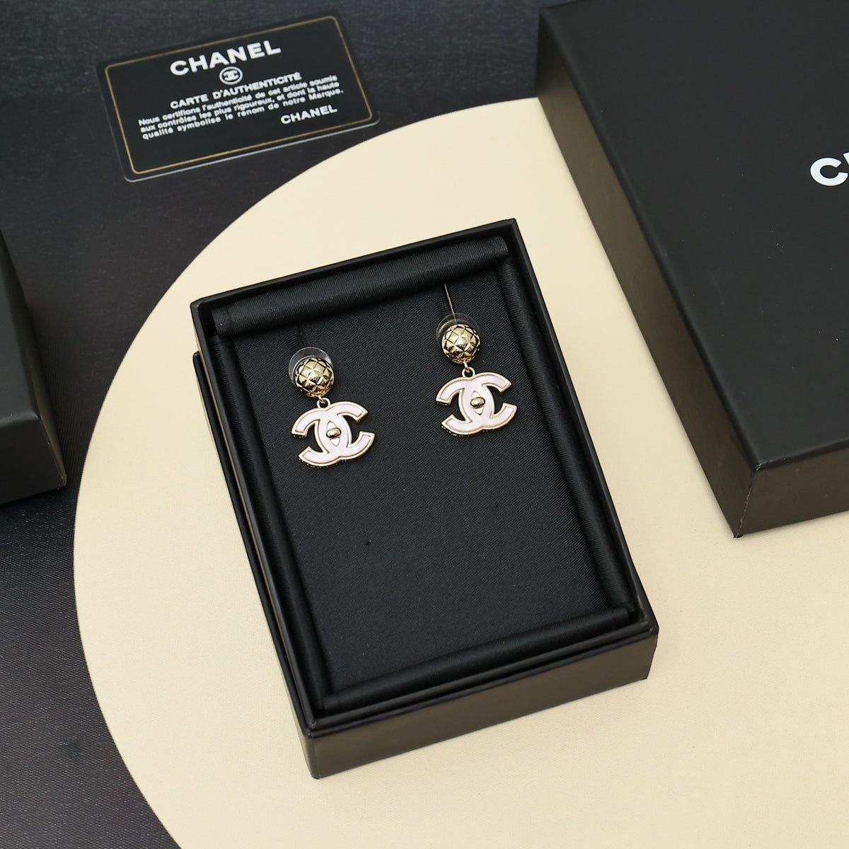 Double-C Earrings