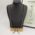CHANEL Crystal Double-C Long Necklace
