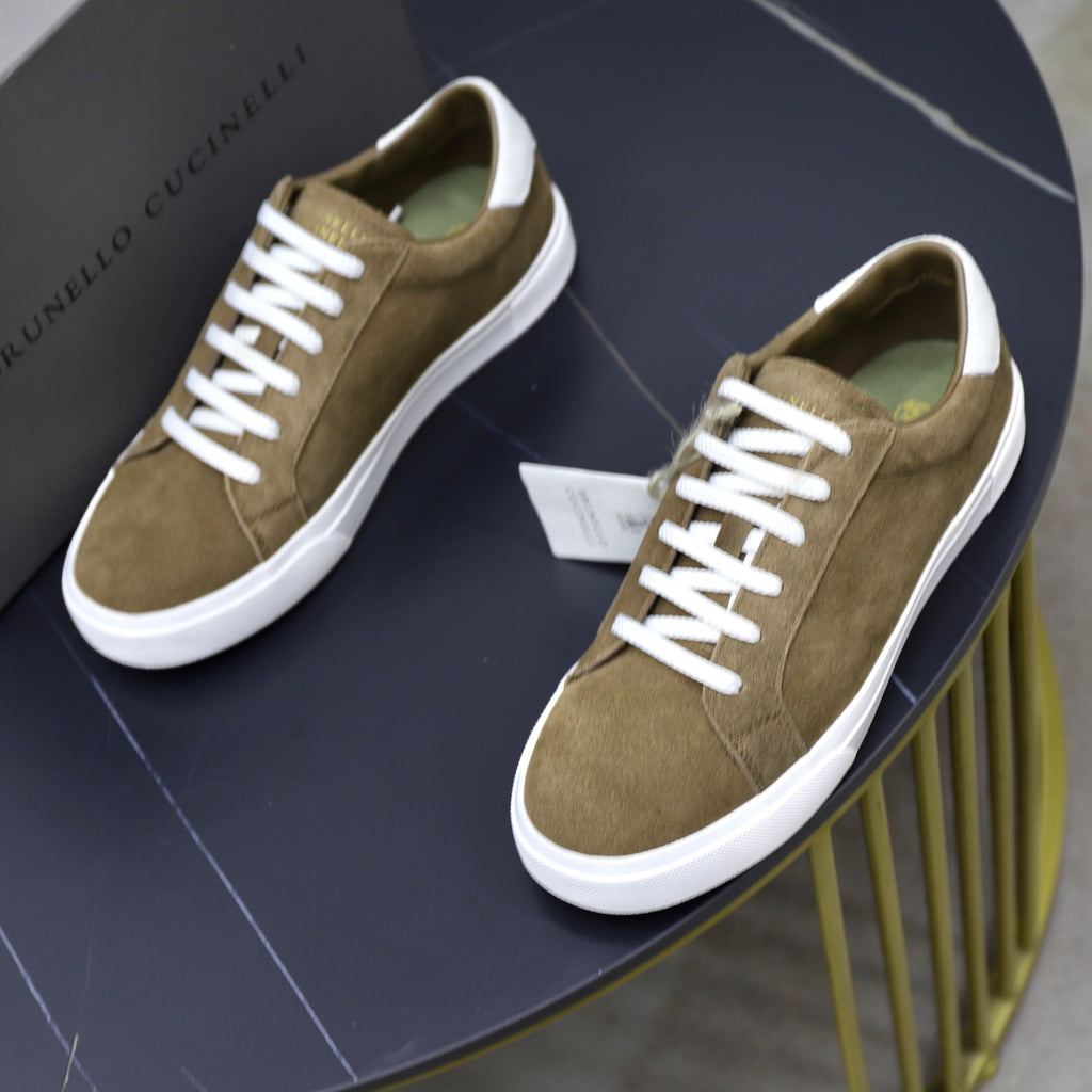 Brunello Cucinelli Men's Low-Top Sneakers - Style 428975