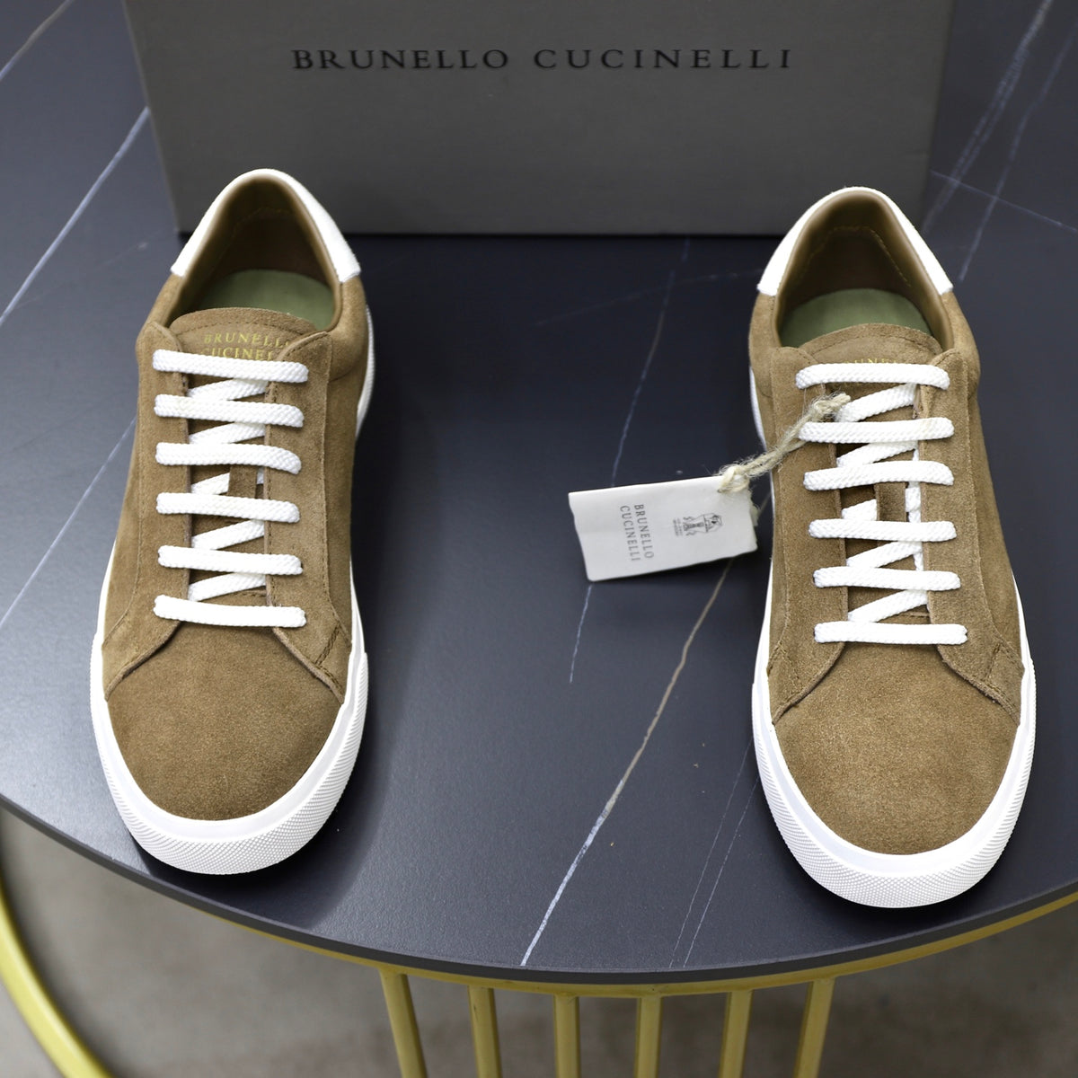 Brunello Cucinelli Men's Low-Top Sneakers - Style 428975