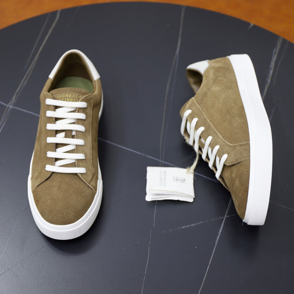 Brunello Cucinelli Men's Low-Top Sneakers - Style 428975
