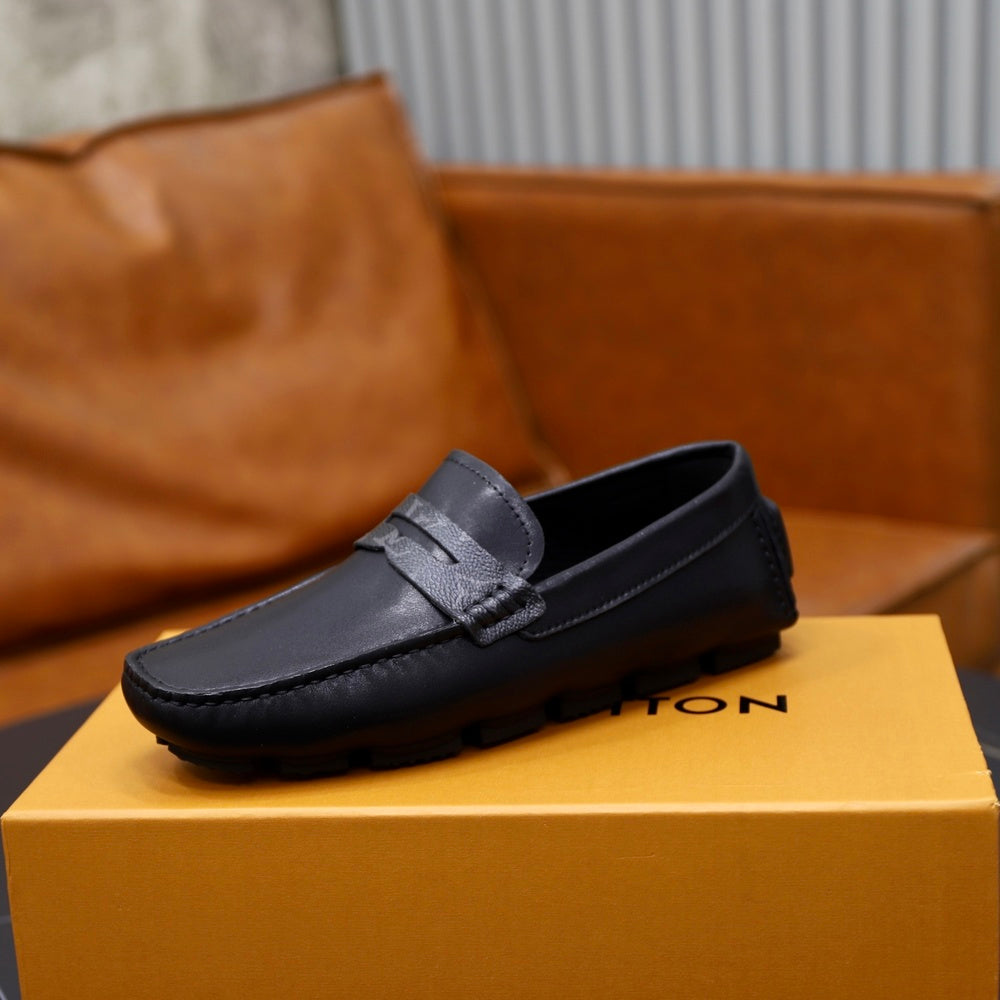 Louis Vuitton Men's Loafers - Style 429038