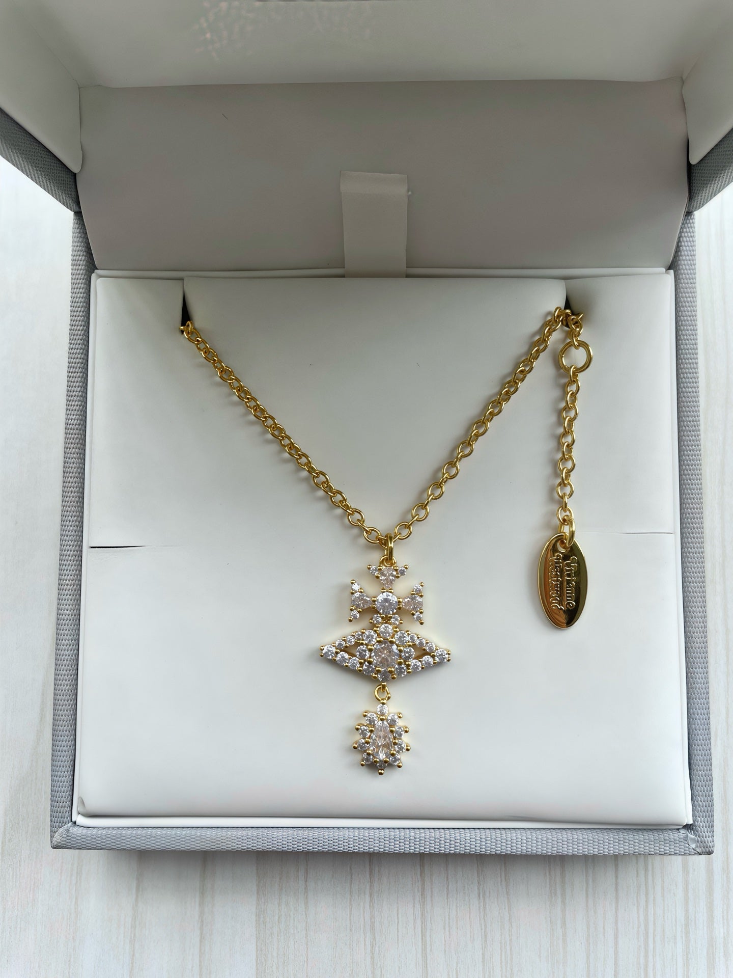 Vivienne Westwood Rhinestone Collar Necklace