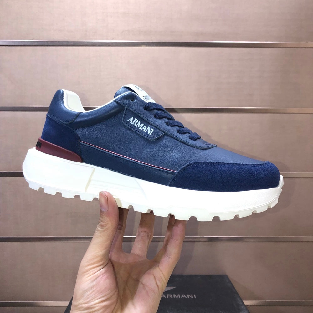 ARMANI Unisex Casual Shoes - 412452 - Blue/White