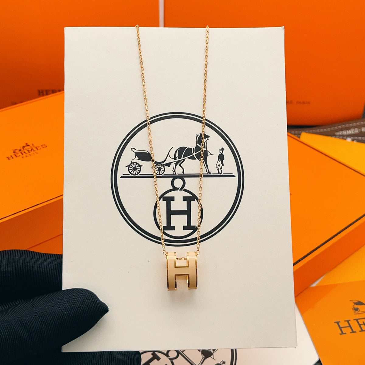 HERMÈS P60HX064 Necklace