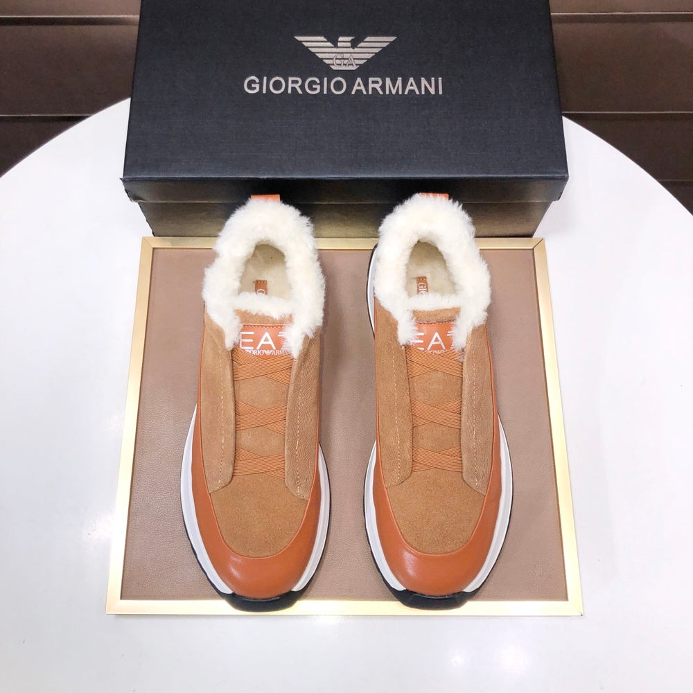 ARMANI Unisex Casual Shoes - 412959 - Brown