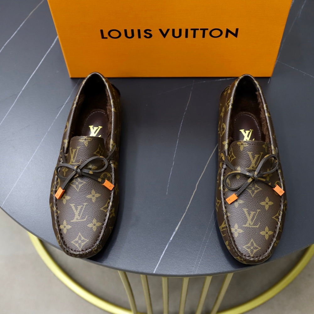 Louis Vuitton Men's Loafers - Style 427132