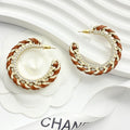 CHANEL Crystal Earrings