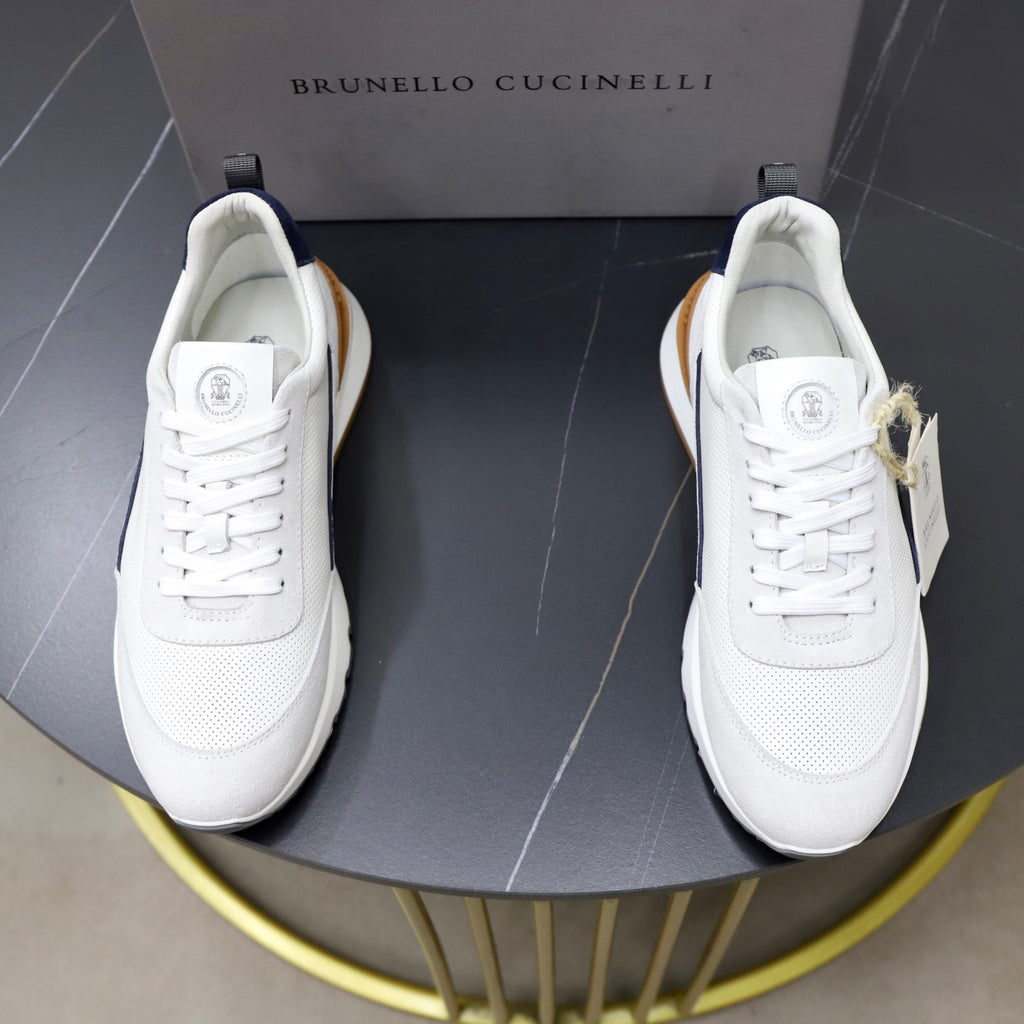Brunello Cucinelli Men's Low-Top Sneakers - Style 427087