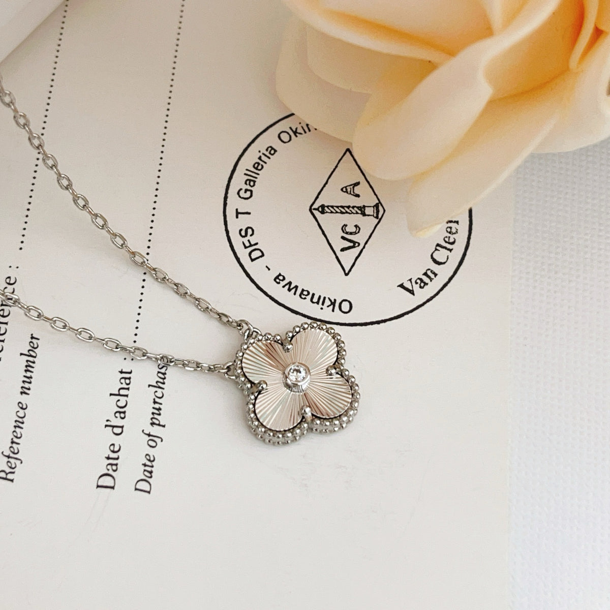 VAN CLEEF & ARPELS P55 Four-Leaf Clover Necklace