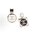 CHANEL Enamel Double-C Vintage Pendant Necklace