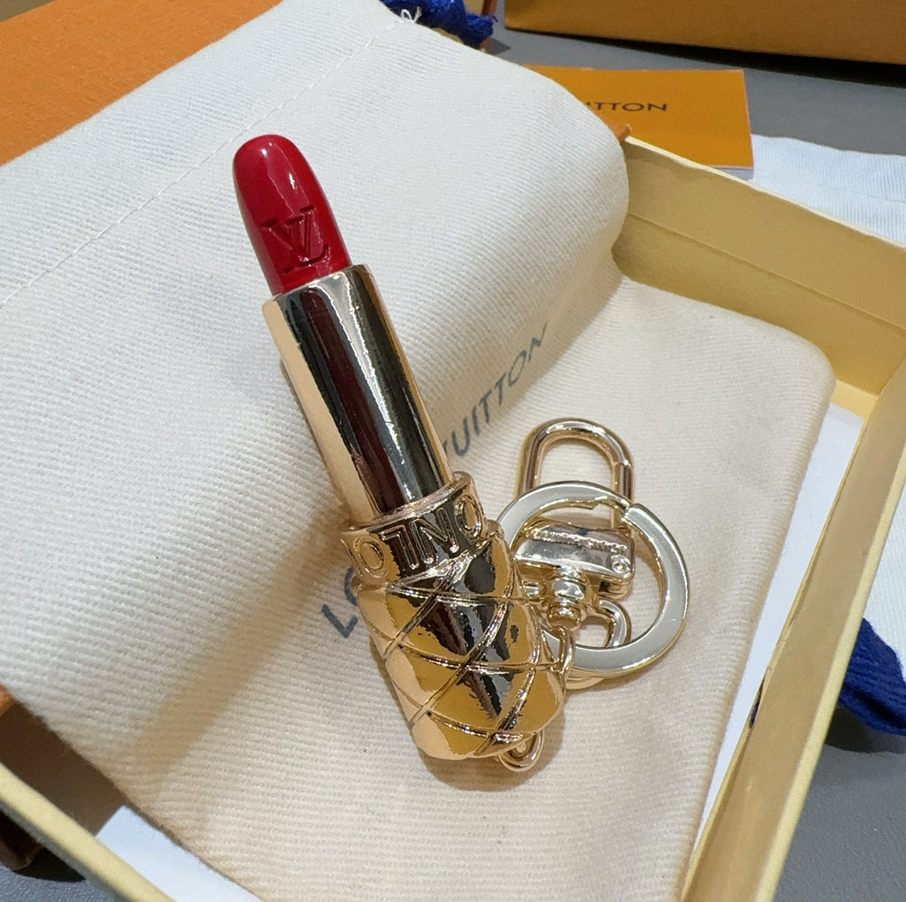 LOUIS VUITTON Metal Bag Charm Keychain