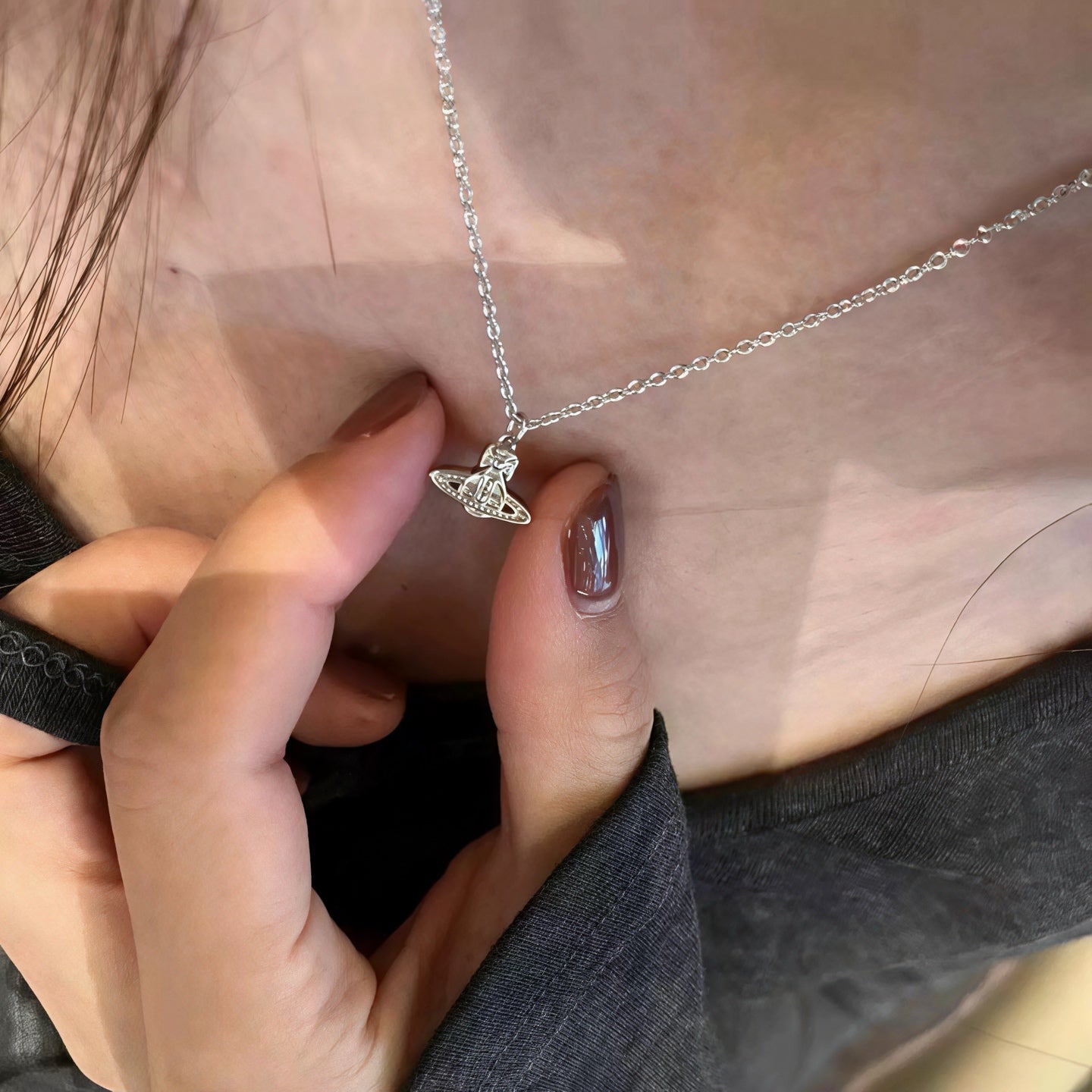 Vivienne Westwood Planet Clavicle Necklace