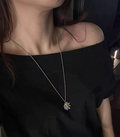 Vivienne Westwood Snowflake Rhinestone Necklace