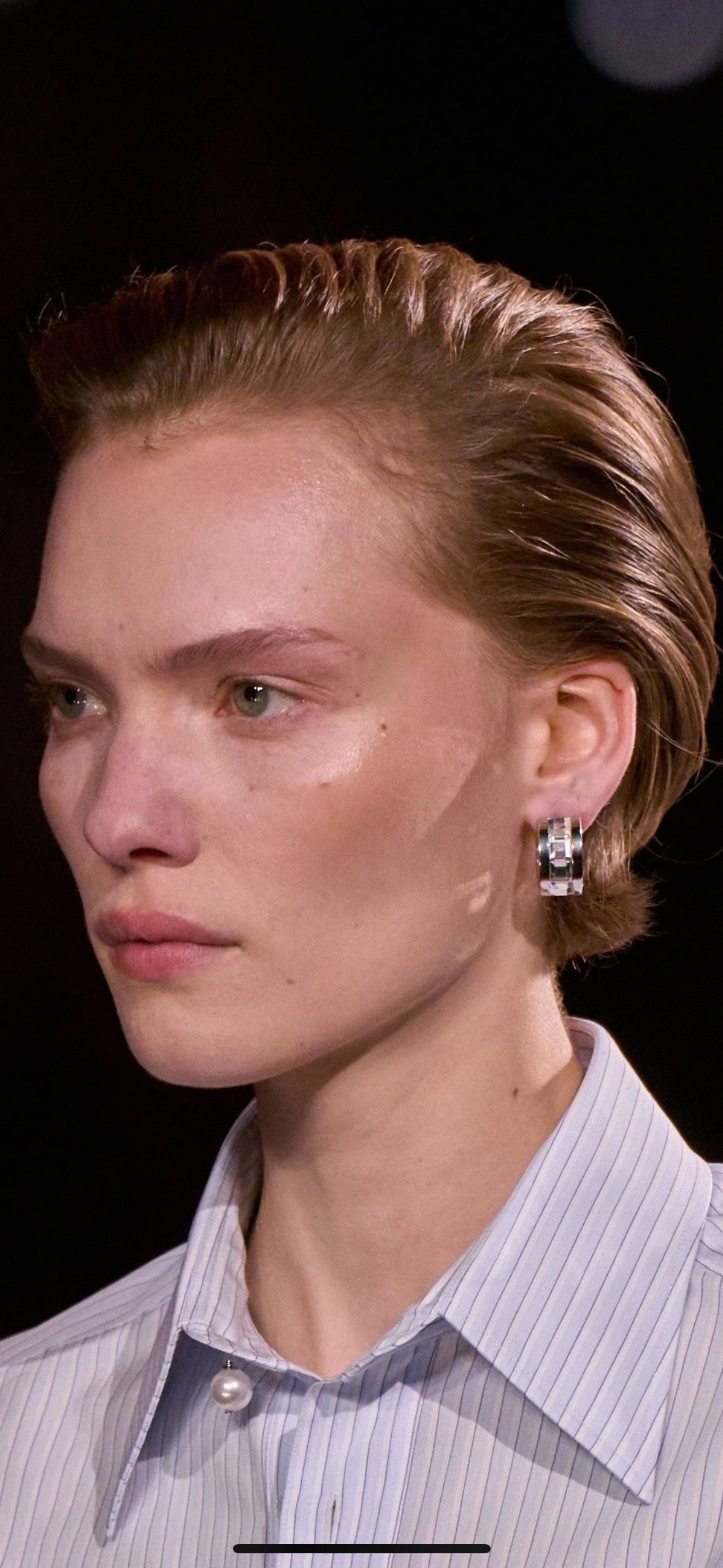 CHANEL Crystal Double-C Earrings