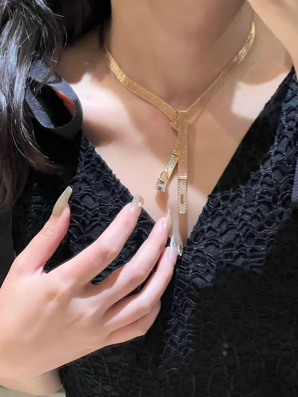 HERMÈS P98 Crystal Necklace