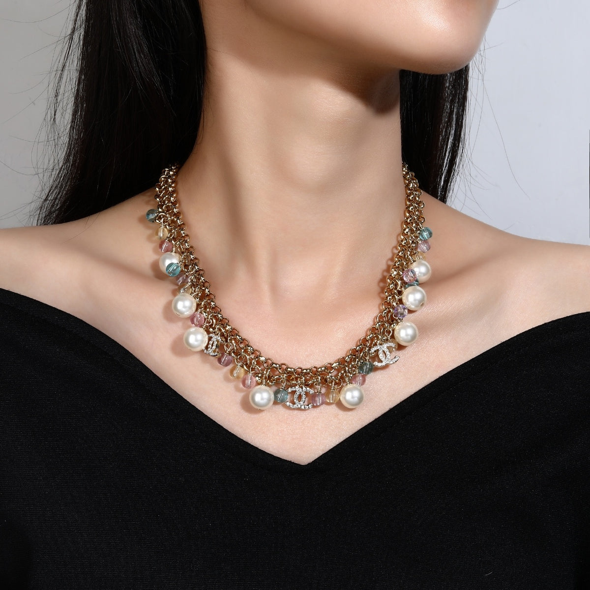 CHANEL P85 Double-C Necklace