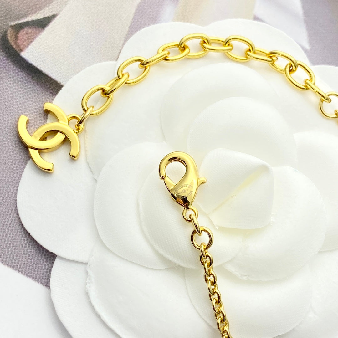 CHANEL Enamel Vintage Necklace